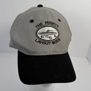 Otto Cap The Mighty Layout Boys Hunting Hat Grey Black Adjustable Waterfowl Cap